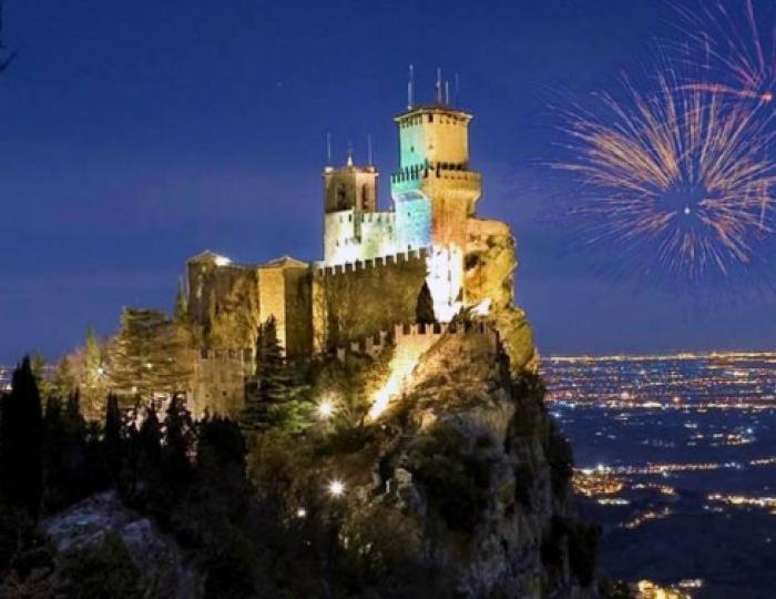 Noche Vieja en Centro Historico San Marino 
